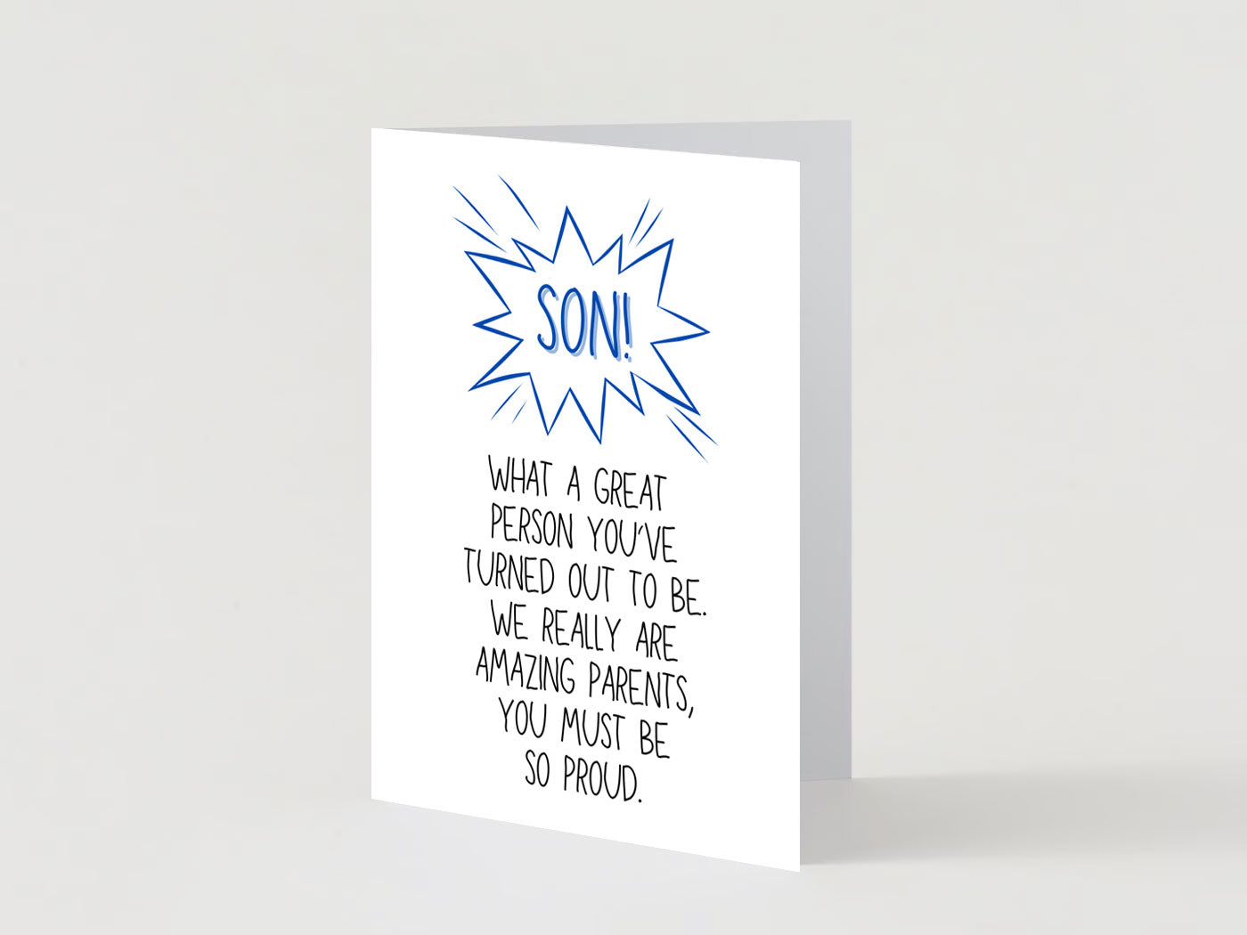 Happy Birthday Son Greeting Card