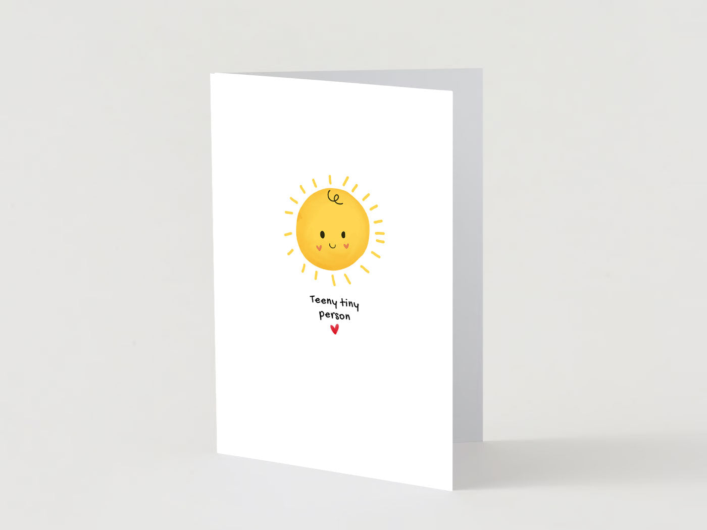 Teeny Tiny Person Greeting Card